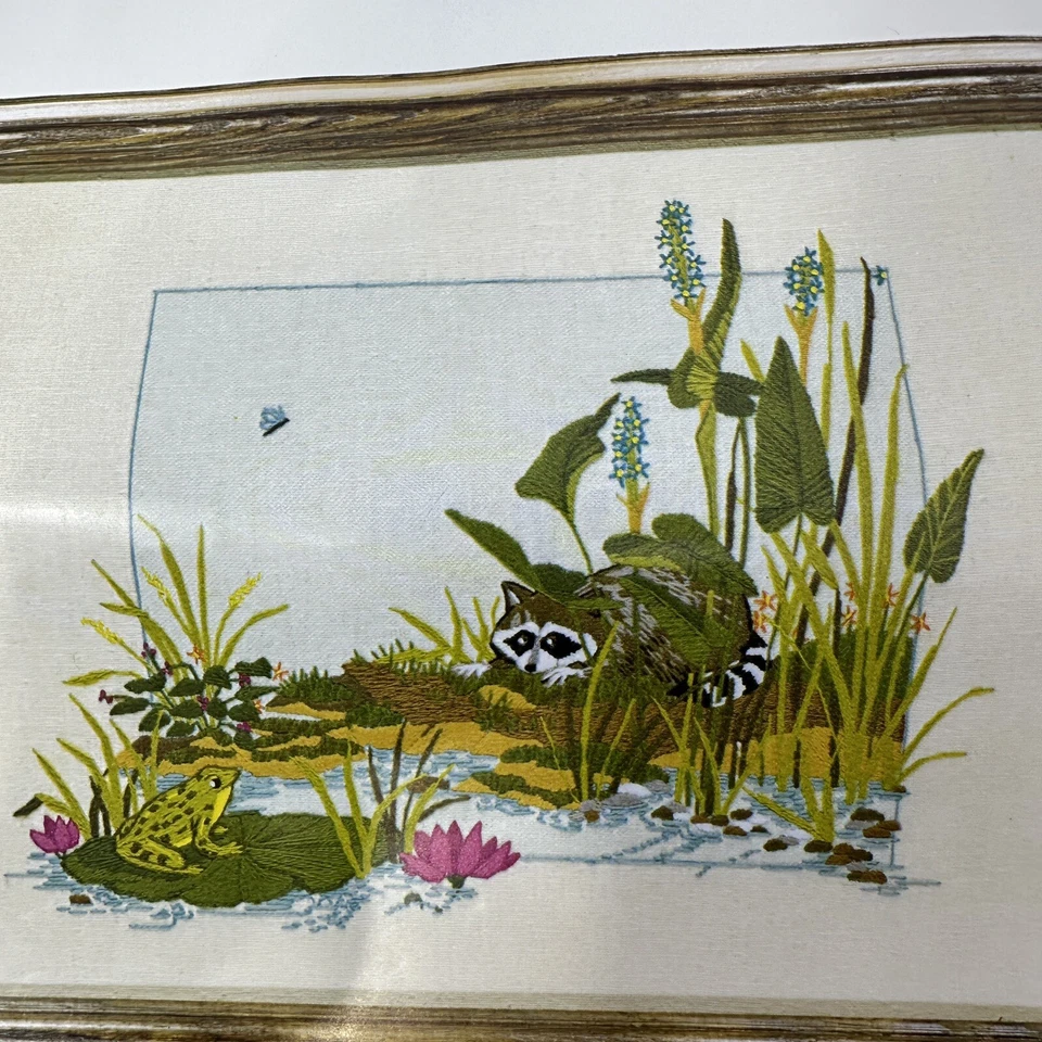 PARAGON Stitchery Needlecraft Friends In The Forest Raccoon #0245 Embroidery - Image 2 of 4