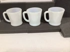 3–Vintage Fire King Oven Ware Coffee Cups/Mugs Made In U.S.A.
