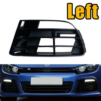 Bumper Left Fog Light Grille Cover For Volkswagen for VW Scirocco R 2009-2014