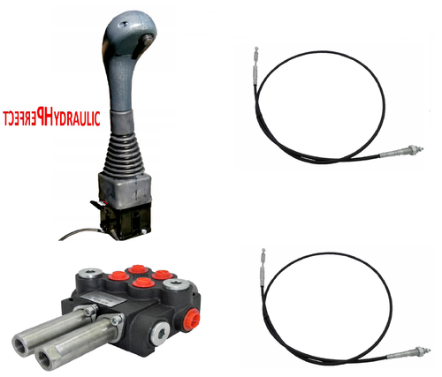 Bowdenzug Hydraulikventilkabel Für Joystick-steuerung 1,5 M Lang (Für Gabelkopfkabel