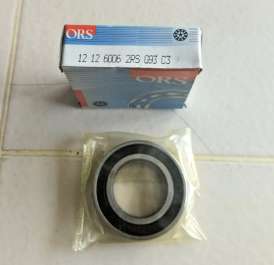 Lot of (4) ORS Deep Groove Ball Bearings 12 12 6006 2RS G93 C3