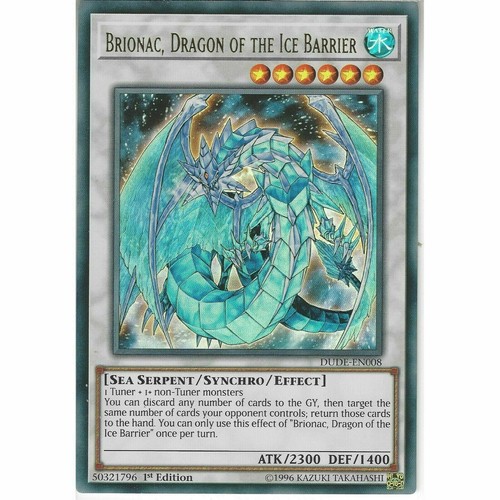 DT01-JP031 - Yugioh - Japanese - Brionac, Dragon of the Ice Barrie