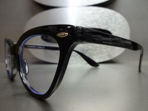 Classic Retro Cat EYE Style Computer EYE GLASSES Clear Blue Light Blocking Lens - Picture 5 of 8