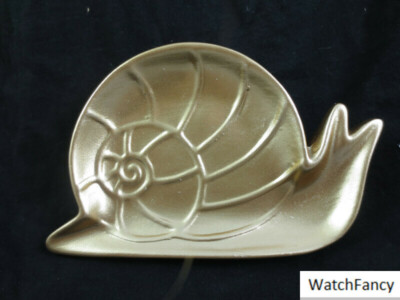 NEW Target Gold Ceramic Snail Trinket Dish Jewelry Bug Tray