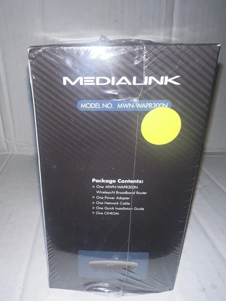 Medialink Wireless-N Broadband Router 300 Mbps 4-Port 10/100 Model: MWN-WAPR300N - Image 4 of 4