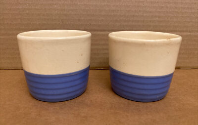 Vintage Set Oven Proof National Brotherhood Potters Cups - USA