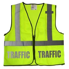 Traffic Staff safety vest with REFLECTIVE design, High Visibility vest