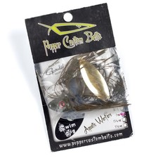 PEPPER CUSTOM BAITS Boom Plus Willow Bladed Weedless Swim Jig 1oz WATERMELON RED