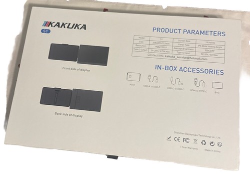 Kakuka Dual Screen Laptop Screen Extender - Picture 2 of 2