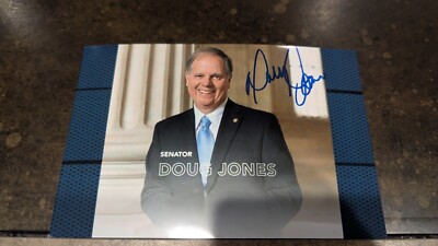 US SENATOR DOUG JONES 4x6 signed Photo Signature 100% Authentic