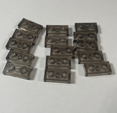 15x Lego  Classic City Platte 1 x 2 3023 Trans Brown Basis Neu New