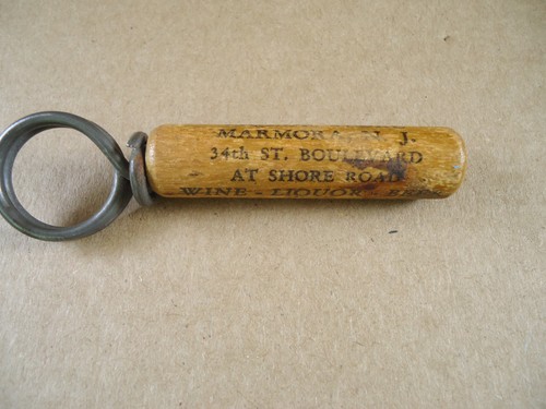 Bottle opener cork remover wood handle Boulevard Liquor Store beer MARMORA NJ - Picture 2 of 3