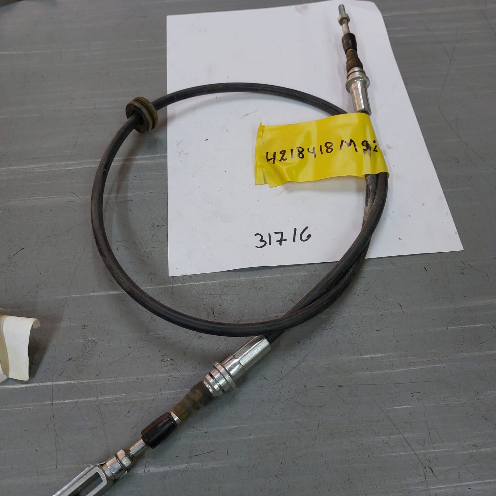 NOS NEW TRACTOR PARTS 4218418M92 Throttle Cable LANDINI | eBay