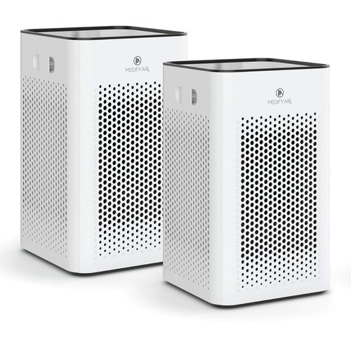 Medify Air MA-25-W2 Air Purifier - 1000 sq ft Coverage, White (Pack of 2)
