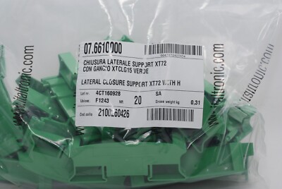 07.6610000 Lot Of 20 Pieces Italtronic Side Closure Xt72 Stock In Italy