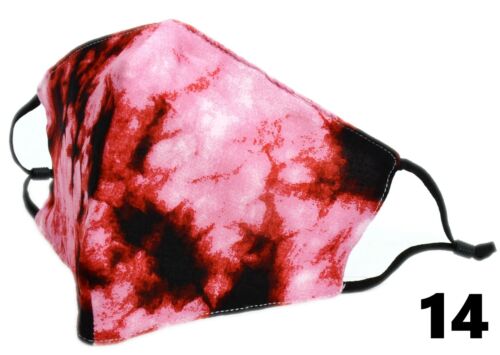 Unisex 100% Cotton 3 Layers Face Cover Mask Washable Reusable Breathable Dust - Picture 29 of 75