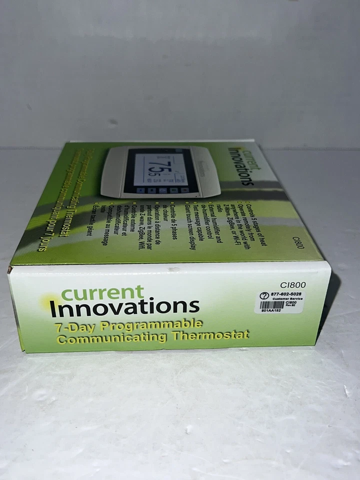 Thermostat Current Innovations Wifi CI800. 7 Day Programmable Communicating NIB - Image 4 of 4