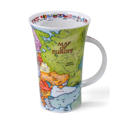 Dunoon Jumbobecher Glencoe Map of Europe Europakarte für 500ml Formano