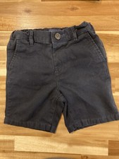 Childrens Place Navy Blue Solid Shorts Adjustable Waist Size 3T, Excellent Cond