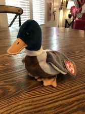 1997 Ty Beanie Baby Jake The Mallard Duck W/ ALL TAG ERRORS  402 STAMP