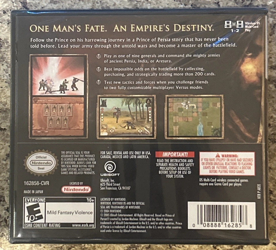 Battles of Prince of Persia (Nintendo DS) Brand New Factory Sealed Game Y Fold - Image 2 of 4