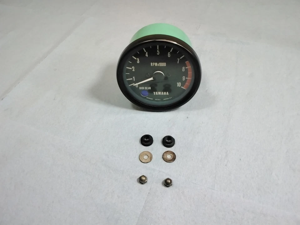 1977 Yamaha XS 650 750 Working Tachometer RPM Gauge Nice! XS650 XS750 XS750D - Image 3 of 4