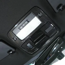 Top Reading Dome Light Lamp Decor Cover Trim For Chevy Camaro 10-15 Carbon Fiber