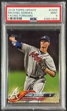 2018 Topps Update Michael Soroka #US68 PSA 9