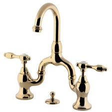 Kingston Brass KS799TAL Tudor 1.2 GPM Bridge - Brass