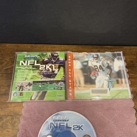 Sega Sports NFL 2K (Sega Dreamcast, 1999) Complete with Manual CIB Tested