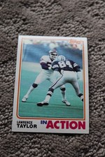 1982 Topps In Action Lawrence Taylor #435 New York Giants Football Card