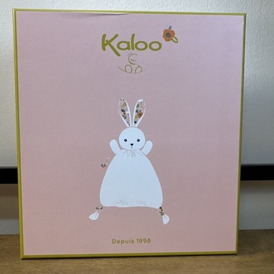 KALOO K'DOUX - POPPY RABBIT DOUDOU- NEW AND GIFT BOXED
