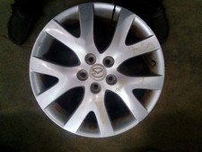 Wheel 18x7-12 Aluminum Low Gloss Silver Fits 07-09 Mazda Cx-7 115137 Wheel 18x7-12 Aluminum Low Gloss Silver Fits 07-09 Mazda Cx-7 115137