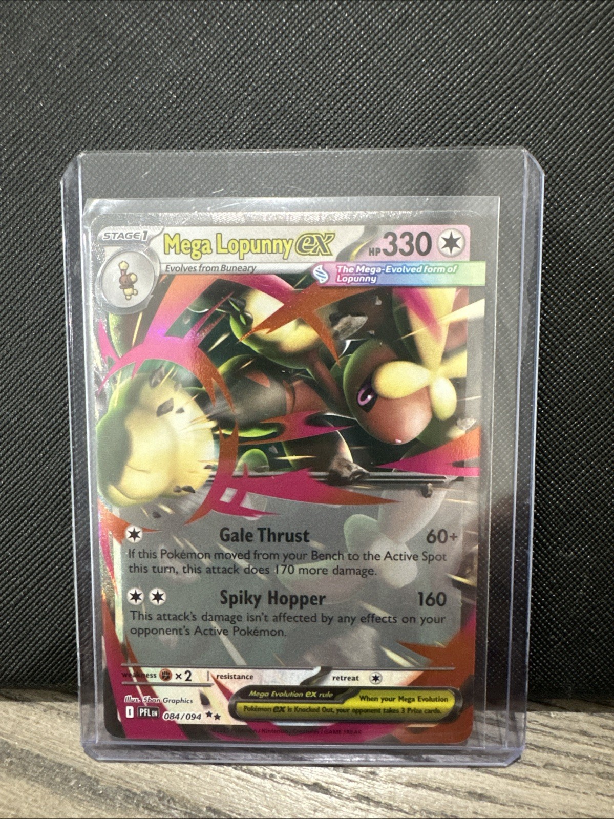 Mega Lopunny EX 84/94 Phantasmal Flames Pokemon