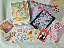 1983 Rainbow Brite Friends Hallmark Photo Album Stickers Paper Canary Yellow