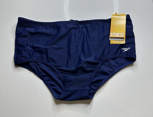 Nuevo Traje de baño Speedo Fitness azul marino corto para hombre talla 44