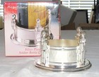 Godinger Holiday Collection Silver Plater Solider Bottle Coaster New in Open Box — photo 1
