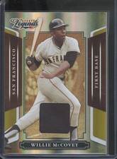 2008 Donruss Sports Legends WILLIE MCCOVEY #143 Gold Game Worn Patch Relic /10
