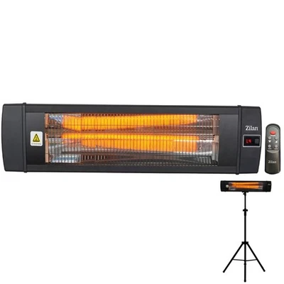 ZILAN Karbon Heizstrahler Infrarot Heizgerät Terrassenstrahler Infrarotstrahler IP55