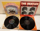 Lot of 2 The Beatles Magical Mystery Tour & A Hard Day’s Night Vinyl LP Albums