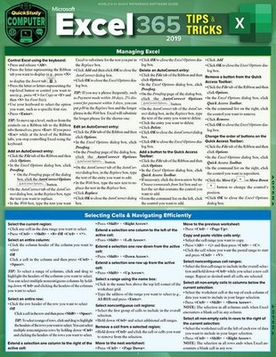 Microsoft Excel 365 Tips & Tricks - 2019 ~ Curtis Frye ~  9781423242604