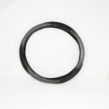 Universal Massage Grip Gray Steering Wheel Cover 14.5-15.5