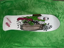 SANTA CRUZ SKATEBOARDS DECK KEITH MEEK SLASHER X MALBON GOLF LIMITED EDITION