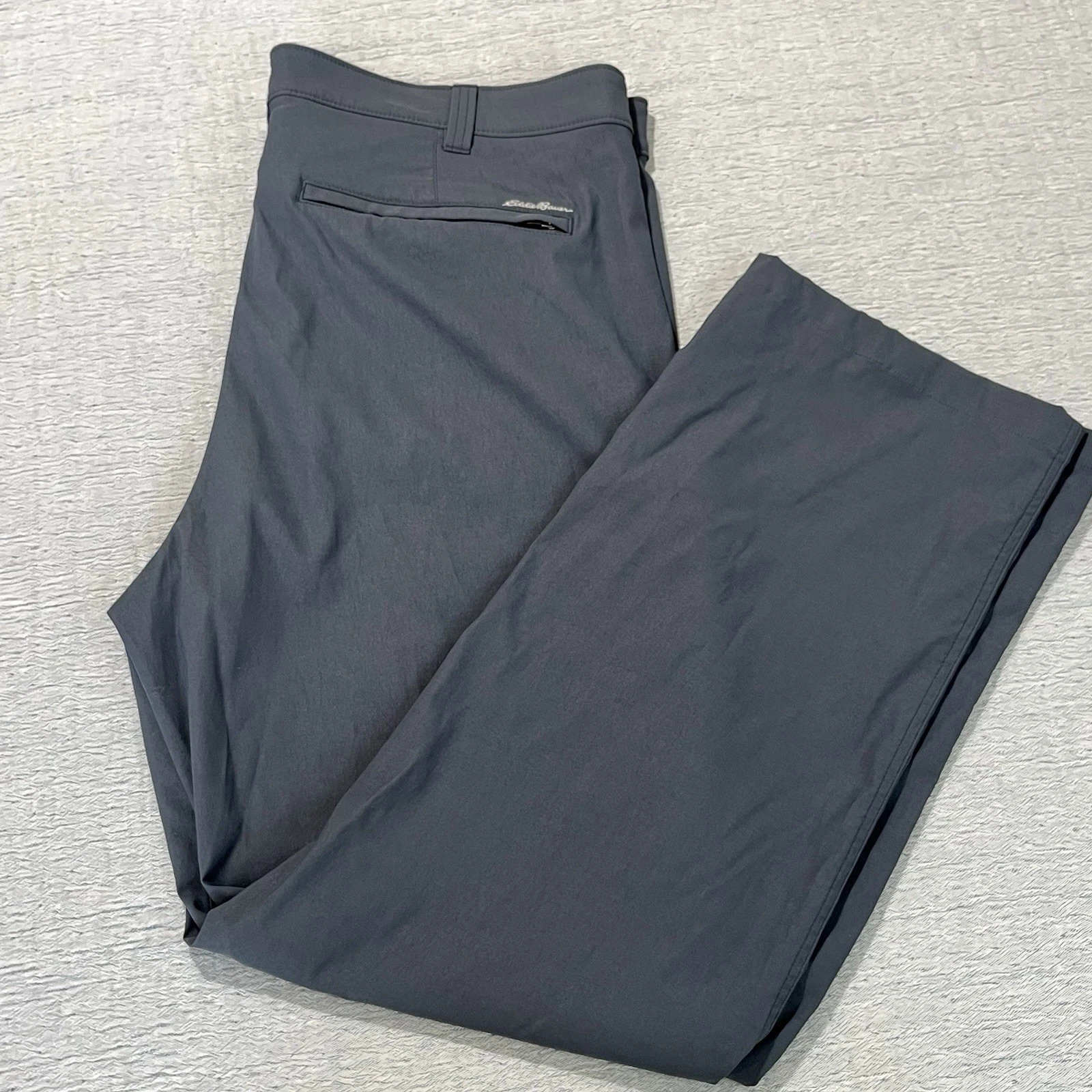 Eddie Bauer Travex Hiking Pants Mens Stretch Performance Zip Back Pockets 38x34*
