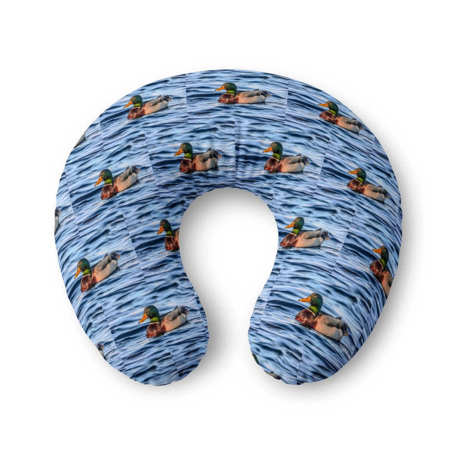Mallard Duck Pattern Nursing Pillow Cover | Blue Water Print
Opens in a new window or tab