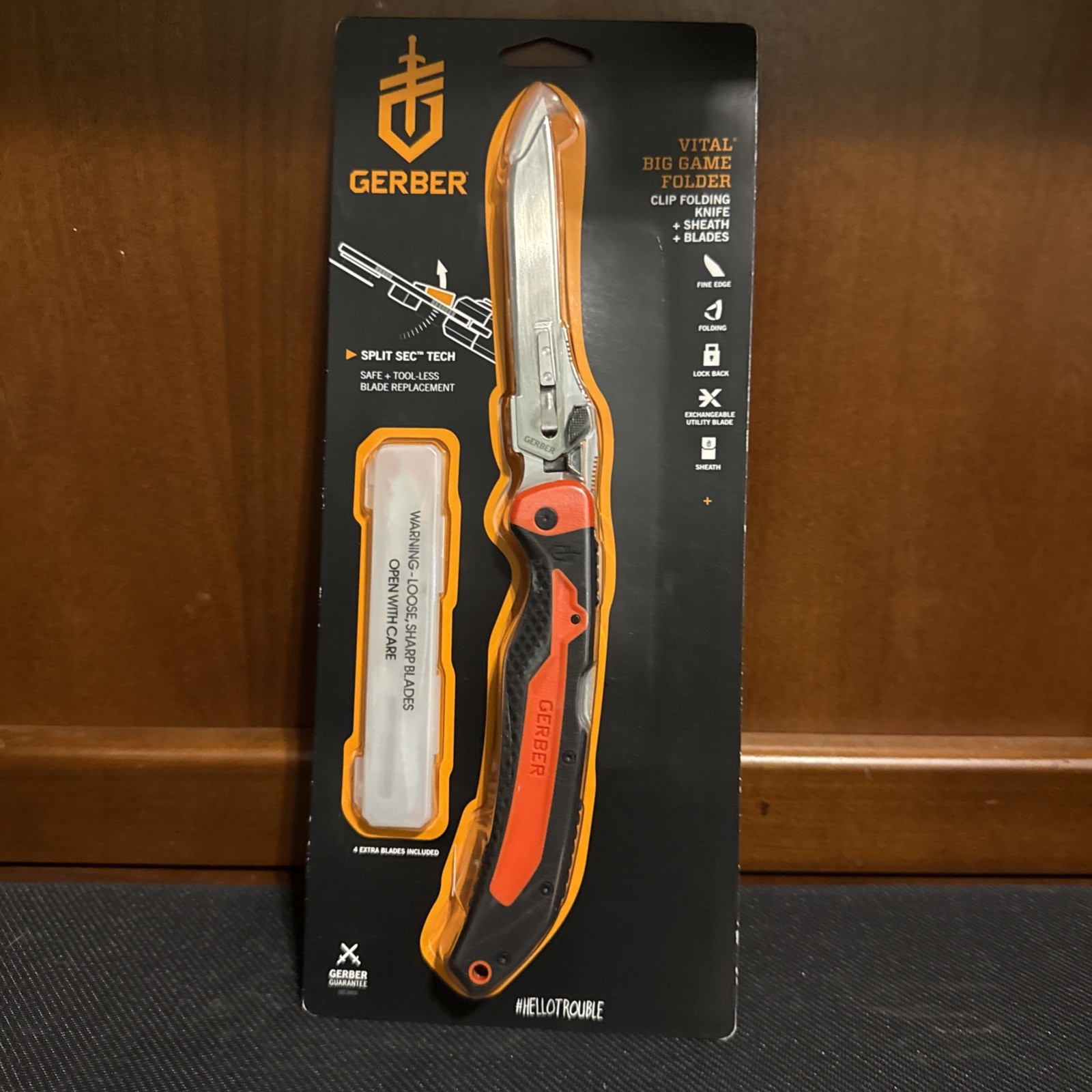 Gerber Vital Big Game Folder Exchangeable Blade Folding Knif
