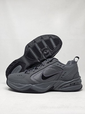 Nike Air Monarch IV Size 9.5 Mens Training Shoes 415445 020 Dark Grey/Black New