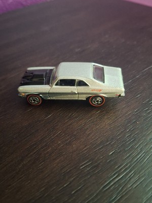 2008 Hot Wheels SILVER 68 CHEVY NOVA 1/64 SINCE 68 TOP 40 W REDLINES