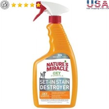 Set-In Stain Remover Dogs Pet Odor Eliminator Oxy Formula Spray Carpet Fabric US