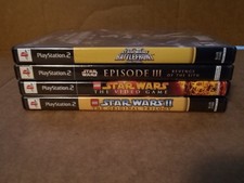 Playstation 2 Lot of 4 Star Wars Random Games 